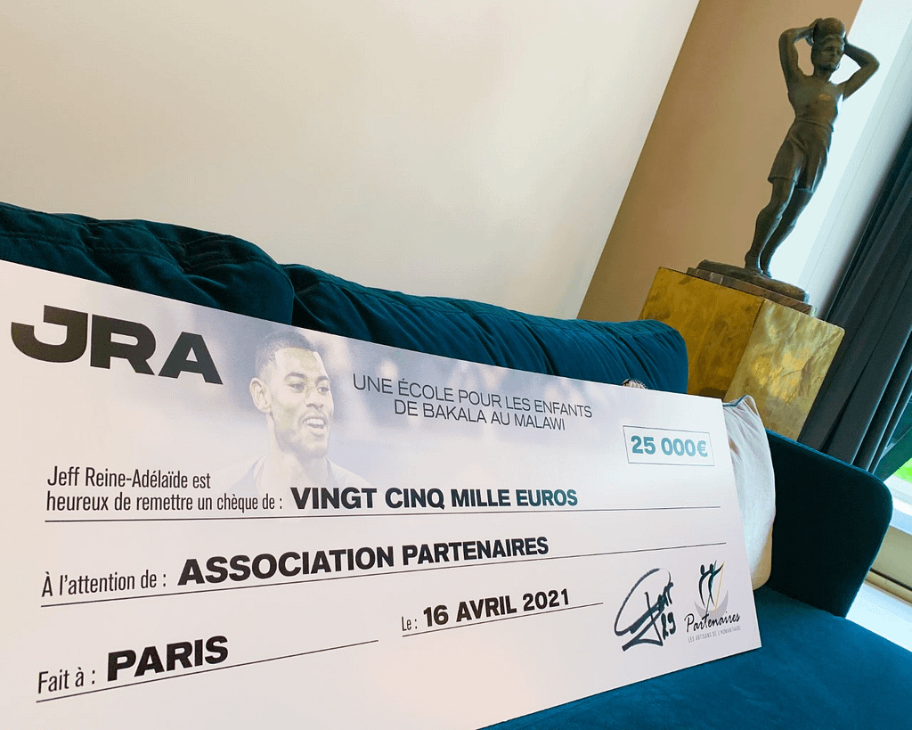 Chèque jeff Reine Adélaïde