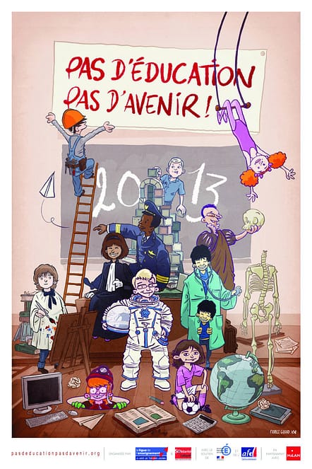 Affiche Braderie de livres solidaire