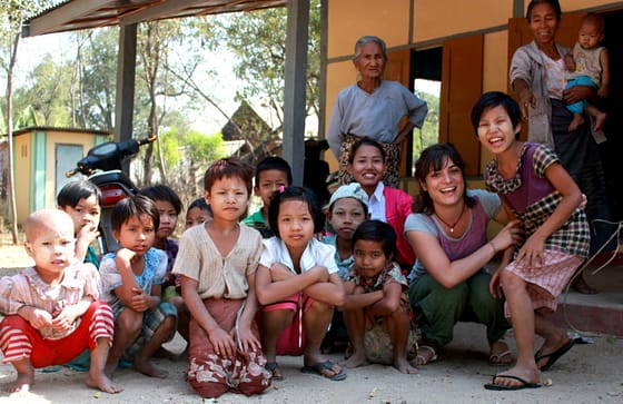 Véronique Géraud, volontaire au Myanmar